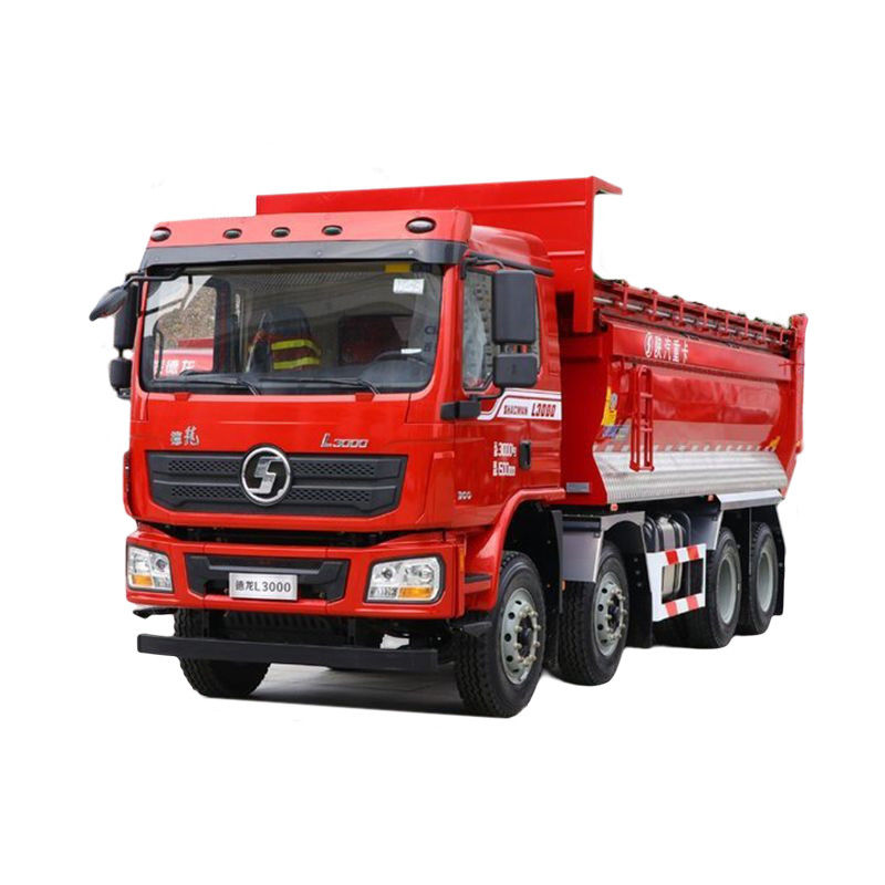 SHACMAN L3000 사용 된 8x4 덤프 틱터 트럭 12 휠 30 큐브 300 HP 60 톤