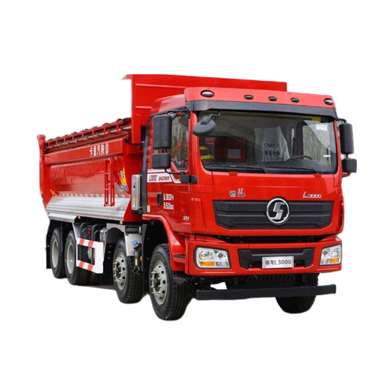 SHACMAN L3000 사용 된 8x4 덤프 틱터 트럭 12 휠 30 큐브 300 HP 60 톤