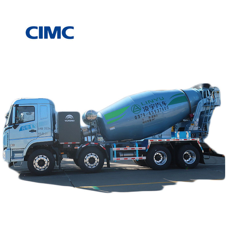 13000kg 전기 8x4 12cbm 큰 모바일 콘크리트 시멘트 믹서 트럭