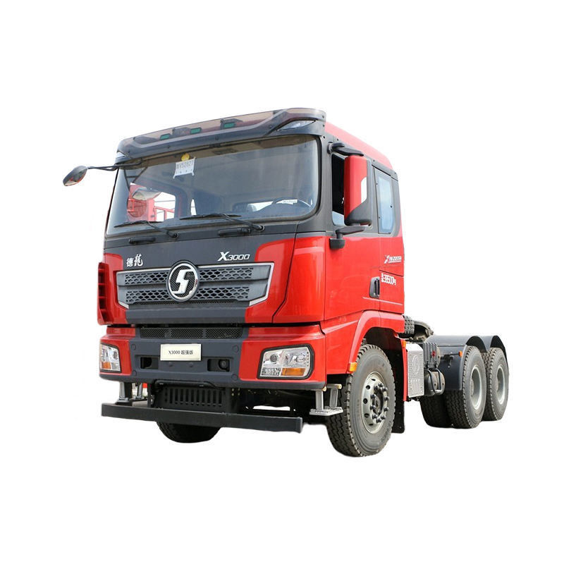 왼쪽 스티어링 사용 된 샤크만 6*4 500hp 자동차 트랙터 헤드 트럭 반 트레일러 트럭