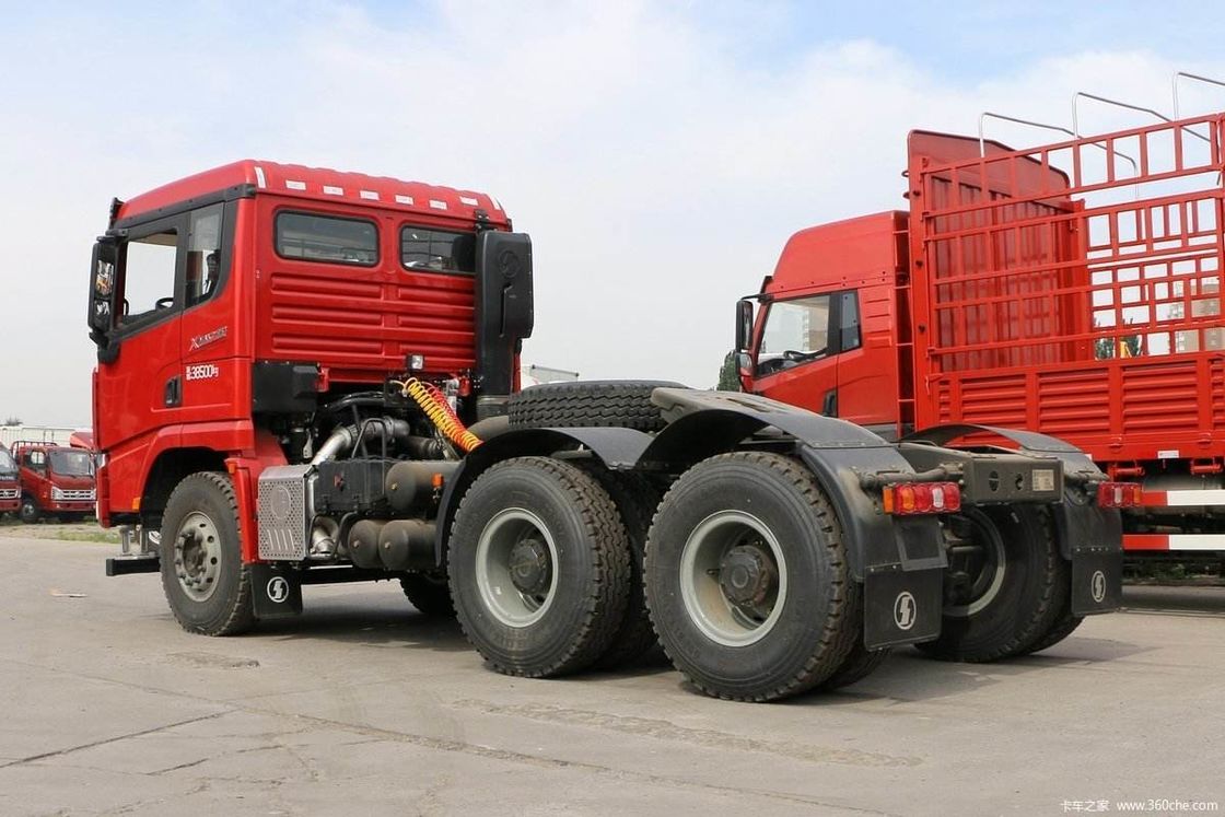 왼쪽 스티어링 사용 된 샤크만 6*4 500hp 자동차 트랙터 헤드 트럭 반 트레일러 트럭