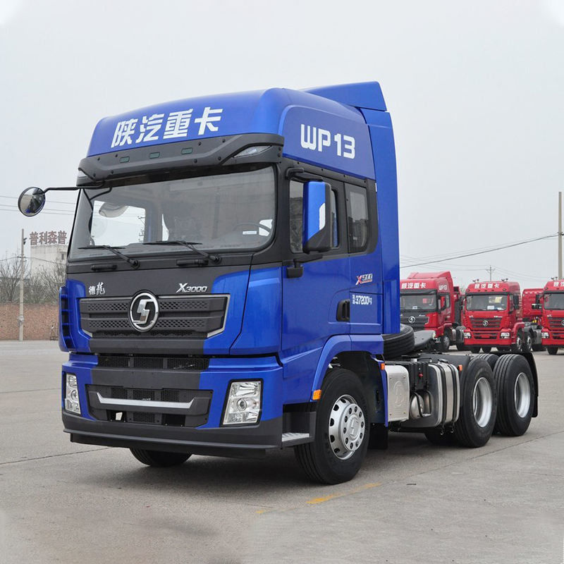 앞축 HF9T 샤크만 6x4 트레일러 트럭 헤드 트랙터 트럭 500 hp 커민스 엔진