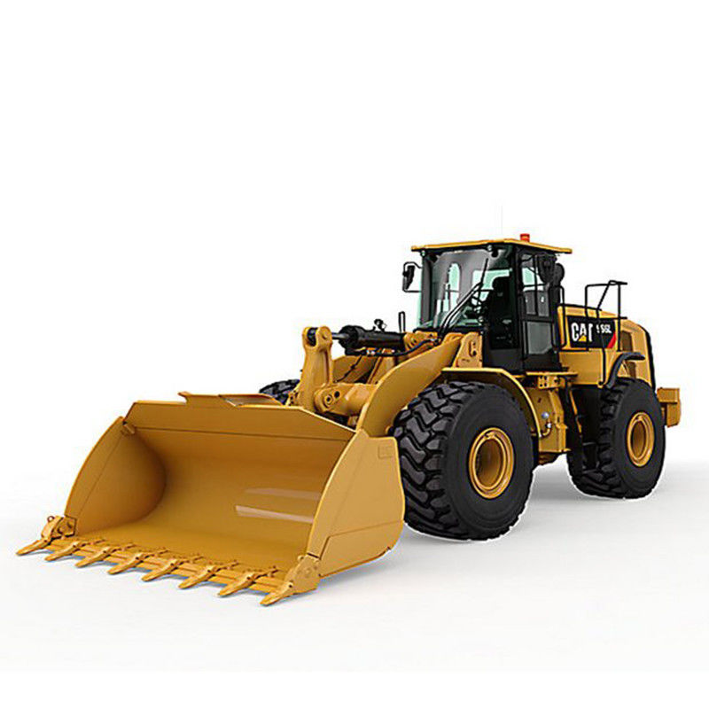 6톤 Caterpillar 966L 사용 된 바퀴 로더 연료 소모량 및 좋은 상태