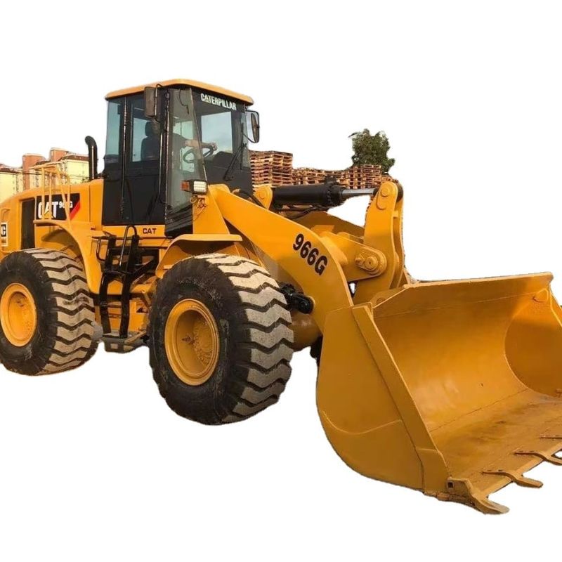6톤 Cat 966G 전면 사용 된 Caterpillar 바퀴 로더 원본 엔진 상태