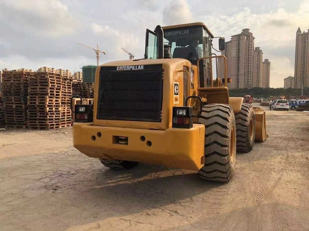 6톤 Cat 966G 전면 사용 된 Caterpillar 바퀴 로더 원본 엔진 상태
