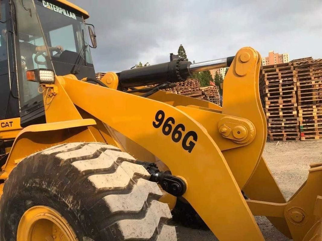 6톤 Cat 966G 전면 사용 된 Caterpillar 바퀴 로더 원본 엔진 상태