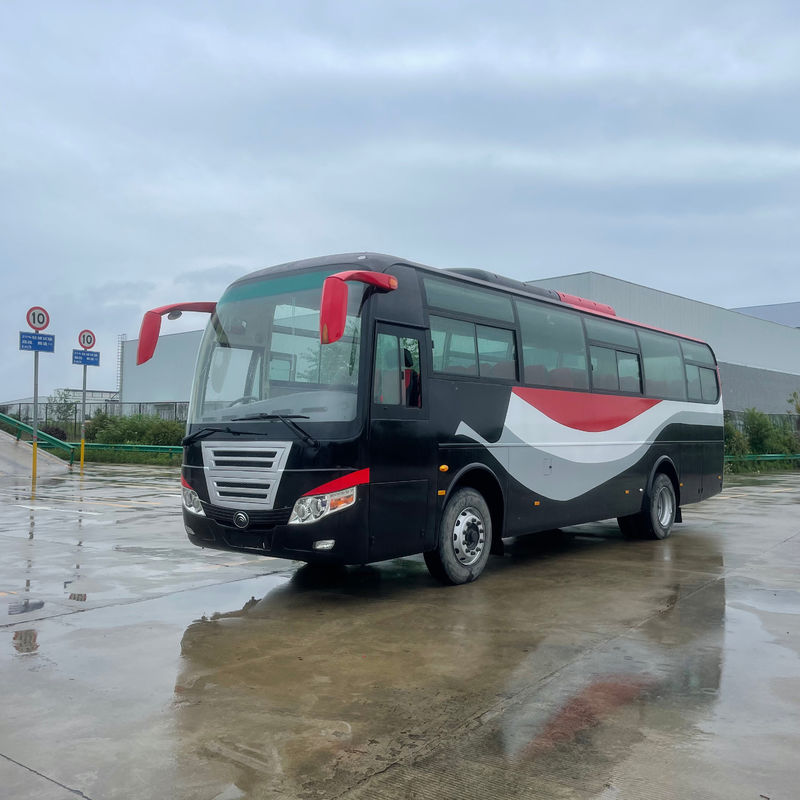 12m 디젤 버스 12450*2550*3790mm 전체 차원 및 295/80R22.5-18PR 타이어