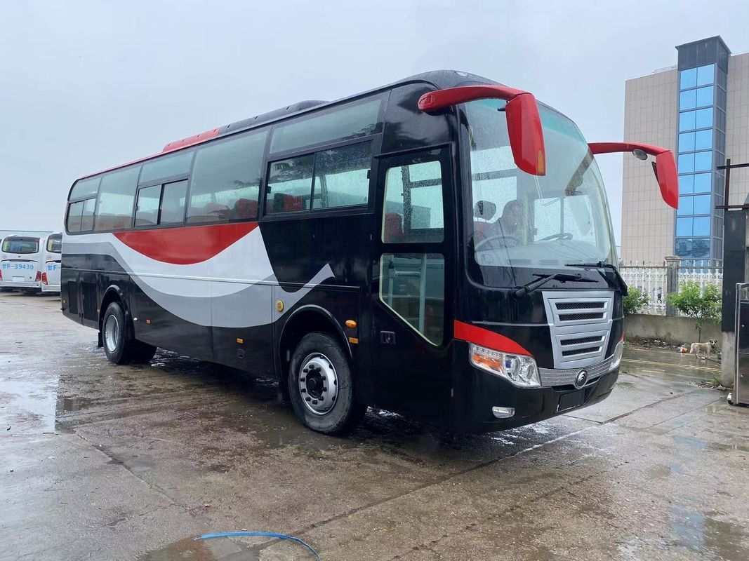 12m 디젤 버스 12450*2550*3790mm 전체 차원 및 295/80R22.5-18PR 타이어
