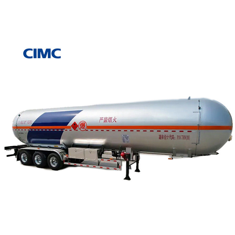 L11390mm *W2500mm *H3980mm 내에서 트럭 및 높은 용량의 50m3 LPG 반 트레일러
