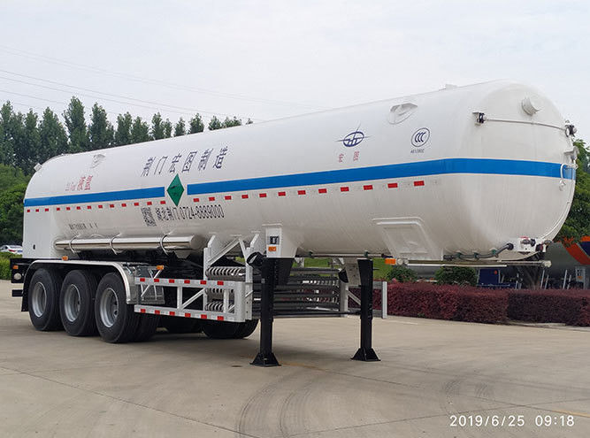 L11390mm *W2500mm *H3980mm 내에서 트럭 및 높은 용량의 50m3 LPG 반 트레일러