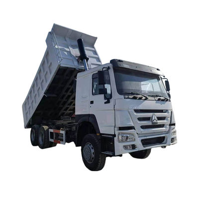 300-400L 연료 탱크 용량 사용 된 6x4 10 휠어 덤프 트럭