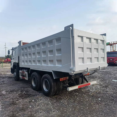 300-400L 연료 탱크 용량 사용 된 6x4 10 휠어 덤프 트럭