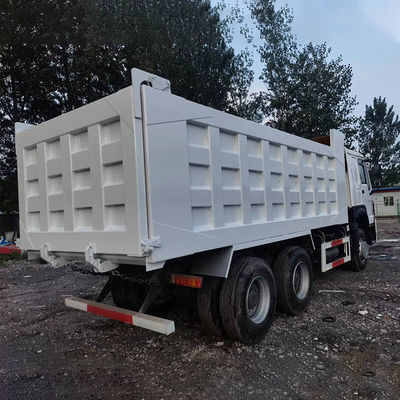300-400L 연료 탱크 용량 사용 된 6x4 10 휠어 덤프 트럭