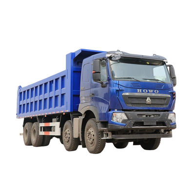 사용 된 HOWO 440hp 8X4 덤프 트럭 30 톤의 화물 용량과 7.6x2.35x1.5m 화물 탱크