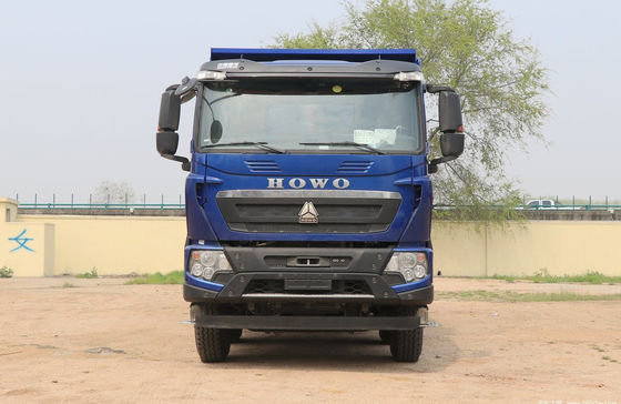 사용 된 HOWO 440hp 8X4 덤프 트럭 30 톤의 화물 용량과 7.6x2.35x1.5m 화물 탱크