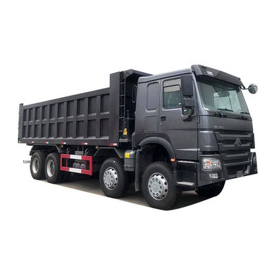시노트럭 8*4 371hp 덤프트럭 화물 탱크 길이 5.3-6.2M 멀티미디어 시스템 포함