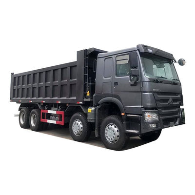 시노트럭 8*4 371hp 덤프트럭 화물 탱크 길이 5.3-6.2M 멀티미디어 시스템 포함