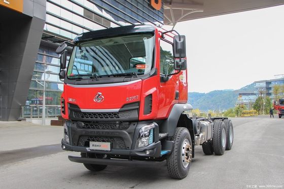 6x4 동펜 덤프 트럭 300HP 건설용 차원 L x W x H mm 5921*7895*2545mm