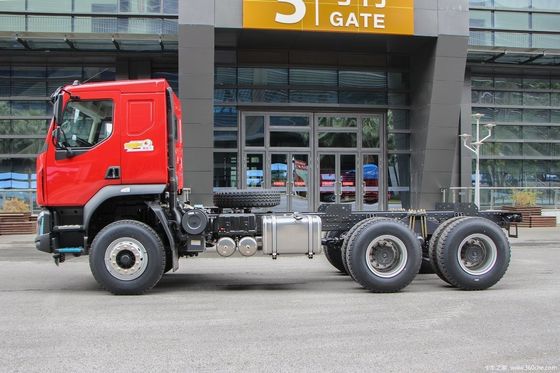 6x4 동펜 덤프 트럭 300HP 건설용 차원 L x W x H mm 5921*7895*2545mm