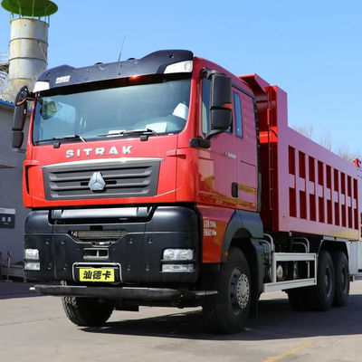 마력 351 450hp 시트랙 6x4 덤프 트럭 G7 아프리카 건설 프로젝트