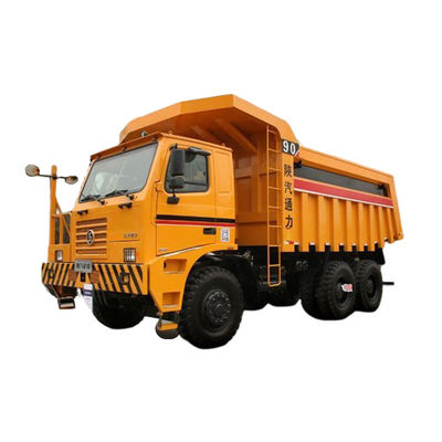 340hp 광산 덤프 트럭 500-600L 연료 탱크 용량 및 60-70 톤 부하 용량