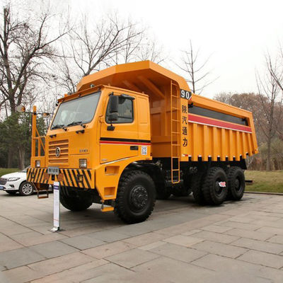 340hp 광산 덤프 트럭 500-600L 연료 탱크 용량 및 60-70 톤 부하 용량