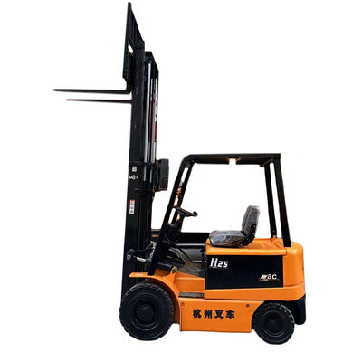 2707mm 전체 길이 2톤 사용 된 포크리프트 2001-4000 작업 시간