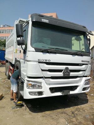 일반 운전자 좌석 중량 트럭 시노 시노트럭 호우 371hp 6x4 8x4 티퍼 사용 된 덤프 트럭