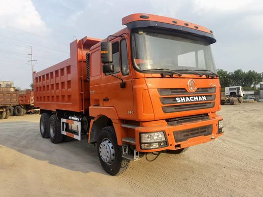 380HP Shacman F3000 8X4 12 타이어 40톤 사용 된 덤퍼 티퍼 트럭 10 전진