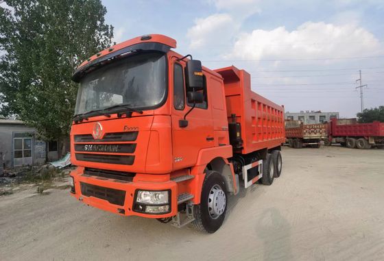 380HP Shacman F3000 8X4 12 타이어 40톤 사용 된 덤퍼 티퍼 트럭 10 전진