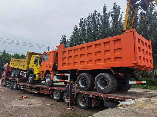 380HP Shacman F3000 8X4 12 타이어 40톤 사용 된 덤퍼 티퍼 트럭 10 전진
