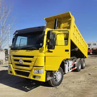ABS 네 완전히 리모델링된 시노트럭 호우 371hp 8x4 24m3 틱퍼 덤프 트럭 타이어 12.00R20