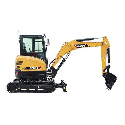 SY35 3000kg 기계 무게와 다른 수압 실린더와 함께 3톤 Sany 미니 발굴기