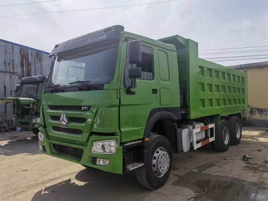 사용중인 시노트럭 6x4 371hp 30tons 하우 티퍼 덤프 트럭 위차이 WD615.47 엔진