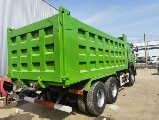 사용중인 시노트럭 6x4 371hp 30tons 하우 티퍼 덤프 트럭 위차이 WD615.47 엔진