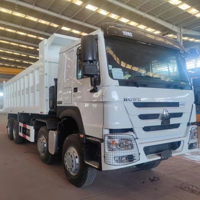 Howo 8x4 LHD 덤프 틱퍼 트럭 최대 토크 500-1000Nm 및 엔진 용량 6-8L