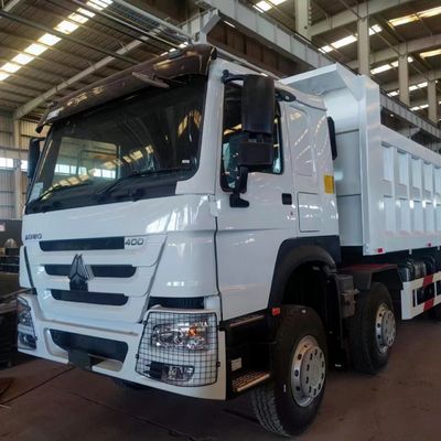 Howo 8x4 LHD 덤프 틱퍼 트럭 최대 토크 500-1000Nm 및 엔진 용량 6-8L