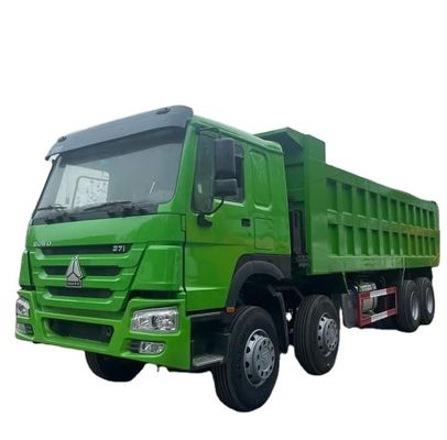 371 hp/336hp/420hp 사용 된 호우 덤프 트럭 8x4 수동 변속기와 함께 팅퍼 트럭