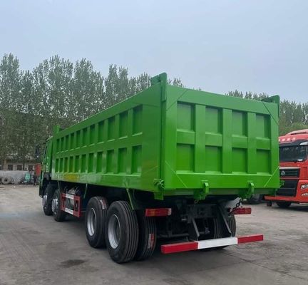 371 hp/336hp/420hp 사용 된 호우 덤프 트럭 8x4 수동 변속기와 함께 팅퍼 트럭