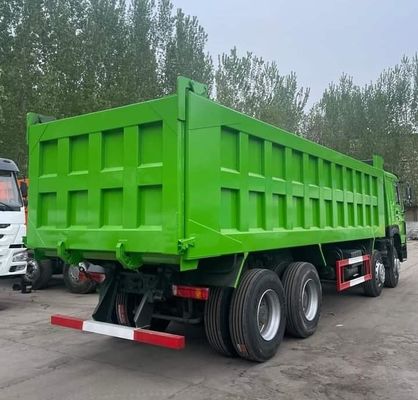 371 hp/336hp/420hp 사용 된 호우 덤프 트럭 8x4 수동 변속기와 함께 팅퍼 트럭