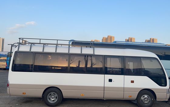 중고용 토요타 코스터 버스 럭셔리 왼손 운전 디젤 연료 타입 최대 전력 113/5200 kW