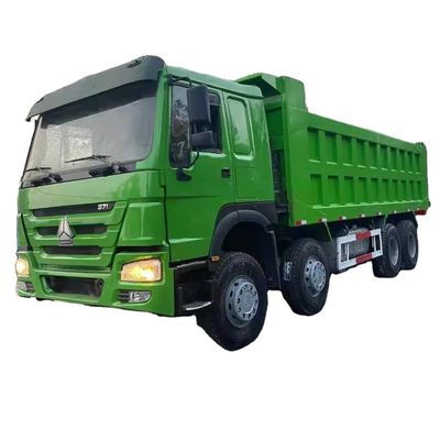 완전히 리모델링된371HP 8X4 HOWO 덤프 트럭 6.2-8m 화물 탱크 길이와 ABS
