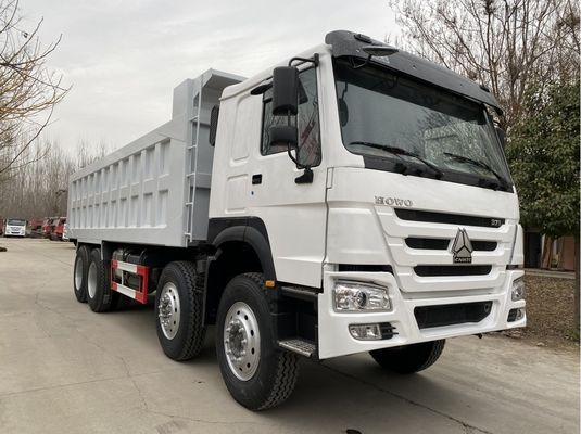 완전히 리모델링된371HP 8X4 HOWO 덤프 트럭 6.2-8m 화물 탱크 길이와 ABS