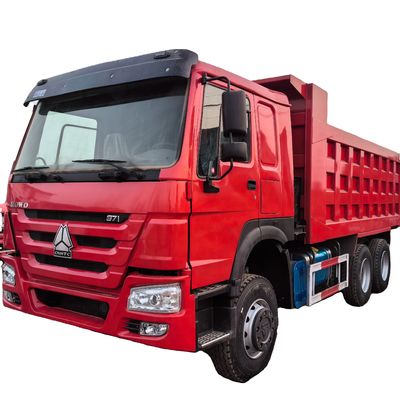 완전히 리모델링된371HP 8X4 HOWO 덤프 트럭 6.2-8m 화물 탱크 길이와 ABS
