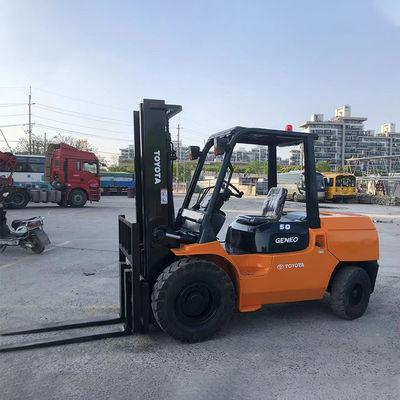 좋은 작동 상태 5톤 8FD50N 포크리프트 저렴하고 올리는 높이 3000mm-6000mm