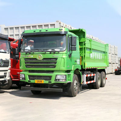 SHACMAN f3000 380 hp 10 타이어 덤퍼 트럭 사용 및 공기 서스펜션 운전석