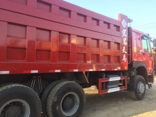 25-30T HOWO USED 6X4 DUMP TRUCK 앞쪽 리프팅 EURO II 371HP HW19710 SINOTRUCK HOWO