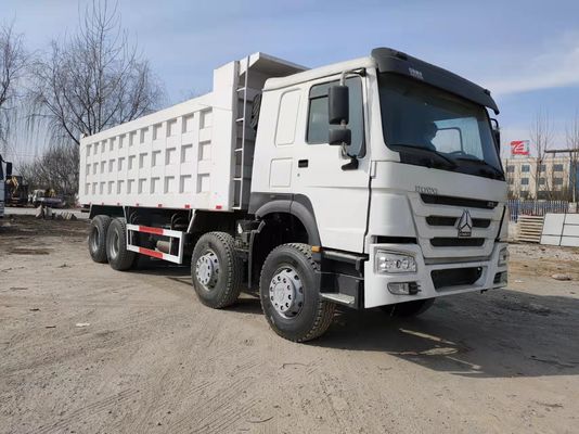 LHD SINO 사용 된 HOWO 8 * 4 무거운 용량 덤프 트럭 11-20T 용량 덤퍼 트럭