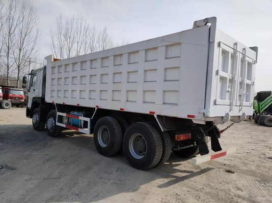 LHD SINO 사용 된 HOWO 8 * 4 무거운 용량 덤프 트럭 11-20T 용량 덤퍼 트럭