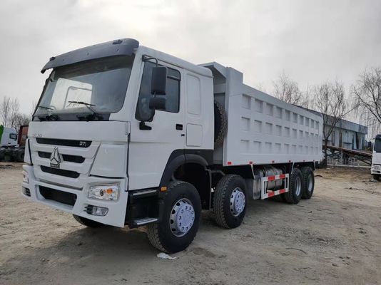 LHD SINO 사용 된 HOWO 8 * 4 무거운 용량 덤프 트럭 11-20T 용량 덤퍼 트럭